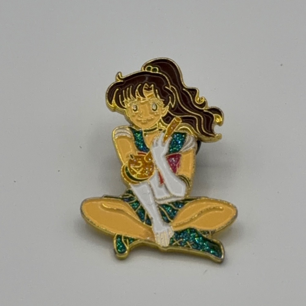 OozyRanger Sailor‎ Jupiter Enamel Pin Unisex OS Green Glitter Anime Makoto Kino